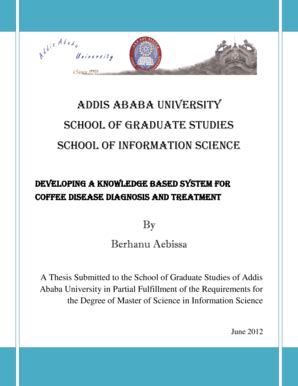 PhD candidates for the year 2014/2015. . Master thesis in addis ababa university pdf